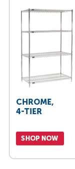 Pro_Cta_Chrome, 4-Tier, Wire Shelving - Shop Now