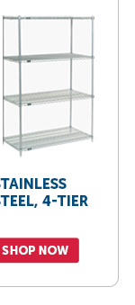 Pro_Cta_Stainless Steel, 4-Tier, Wire Shelving - Shop Now