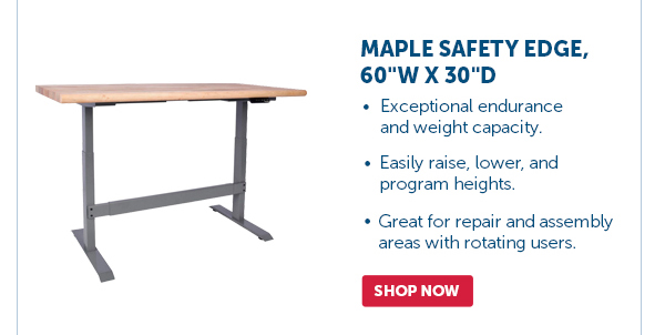 Pro_Cta_Maple Safety Edge, 60"W x 30"D - Shop Now