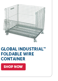 Pro_Cta_Global Industrial Foldable Wire Container - Shop Now