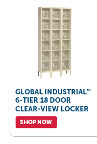 Pro_Cta_Global Industrial 6-Tier 18 Door Clear-View Locker - Shop Now