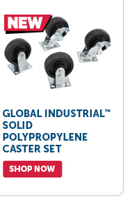 Pro_Cta_Global Industrial Solid Polypropylene Caster Set - Shop Now