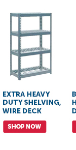 Pro_Cta_Extra Heavy-Duty Shelving, Wire Deck - Shop Now