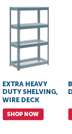 Pro_Cta_Extra Heavy-Duty Shelving, Wire Deck - Shop Now