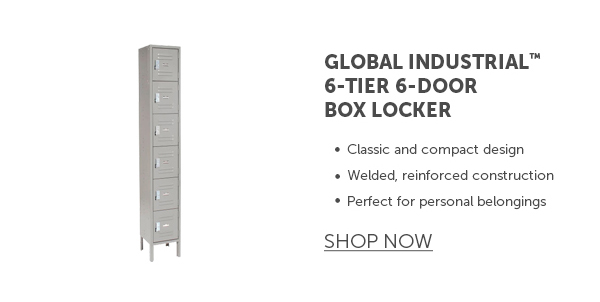 Pro_Cta_Global Industrial 6-Tier 6-Door Box Locker - Shop Now