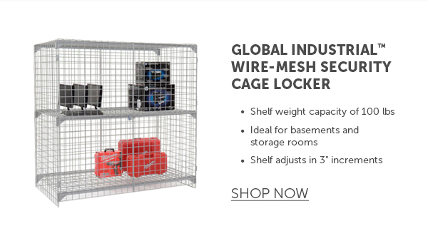 Pro_Cta_Global Industrial Wire-Mesh Security Cage Locker - Shop Now