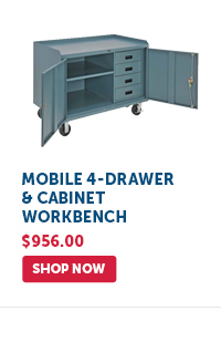 Pro_Cta_Mobile 4-Drawer & Cabinet Workbench - Shop Now