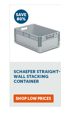 Pro_Cta_Schaefer Straight-Wall Stacking Container - Shop Low Prices