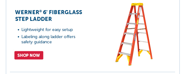 Pro_Cta_Werner 6' Fiberglass Step Ladder - Shop Now