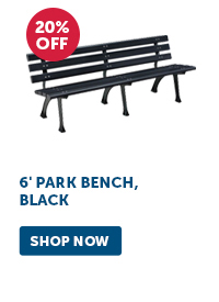 Pro_Cta_6' Park Bench, Black - Shop Now