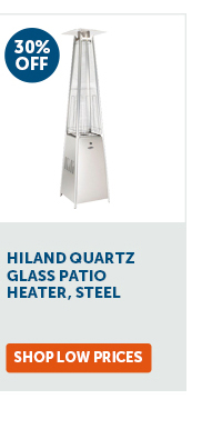 Pro_Cta_Hiland Quartz Glass Patio Heater, Steel - Shop Low Prices