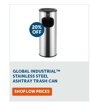 Pro_Cta_Global Industrial Stainless Steel Ashtray Trash Can - Shop Low Prices