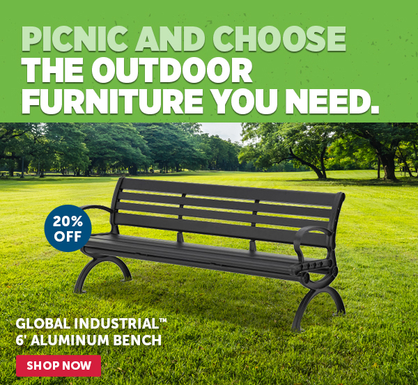 Her_Pro_Cta_Global Industrial 6' Aluminum Bench - Shop Now