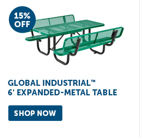 Pro_Cta_Global Industrial 6' Expanded-Metal Table - Shop Now