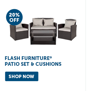 Pro_Cta_Flash Furniture Patio Set & Cushions - Shop Now