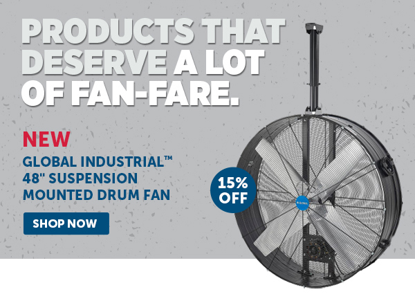 Her_Pro_Cta_Global Industrial 48" Suspension Mounted Drum Fan - Shop Now