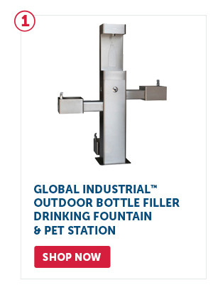 Pro_Cta_Global Industrial Outdoor Bottle Filler Drinking Fountain & Pet Station - Shop Now