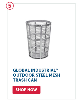 Pro_Cta_Global Industrial Outdoor Steel Mesh Trash Can - Shop Now