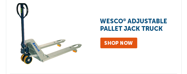 Pro_Cta_Wesco Adjustable Pallet Jack Truck - Shop Now