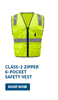 Pro_Cta_GSS Safety Class-2 Zipper 6-Pocket Safety Vest - Shop Now