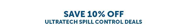 Save 10% Off UltraTech Spill Control Deals