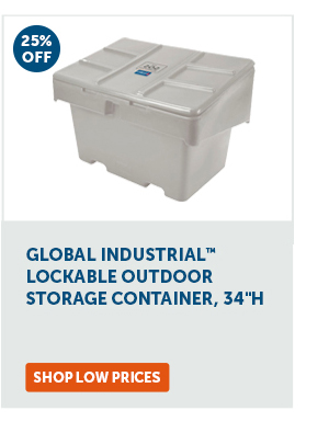 Pro_Cta_Global Industrial Lockable Outdoor Storage Container, 34"H - Shop Low Prices