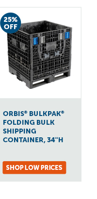 Pro_Cta_ORBIS BulkPak Folding Bulk Shipping Container, 34"H - Shop Low Prices