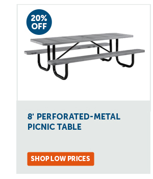 Pro_Cta_8' Perforated-Metal Picnic Table - Shop Low Prices