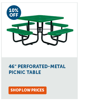 Pro_Cta_46" Perforated-Metal Picnic Table - Shop Low Prices