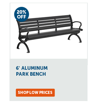 Pro_Cta_6' Aluminum Park Bench - Shop Low Prices