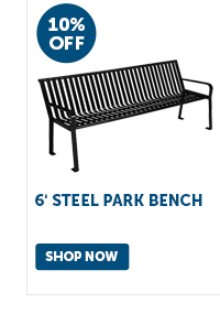 Pro_Cta_6' Steel Park Bench - Shop Now