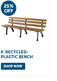 Pro_Cta_6' Recycled-Plastic Bench - Shop Now