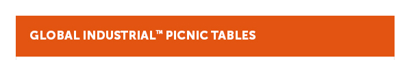 Global Industrial Picinic Tables