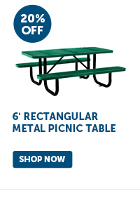 Pro_Cta_6' Rectangular Metal Picnic Table - Shop Now