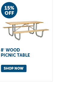 Pro_Cta_8' Wood Picnic Table - Shop Now