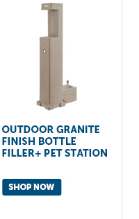 Pro_Cta_Outdoor Granite Finish Bottle Filler + Pet Station - Shop Now