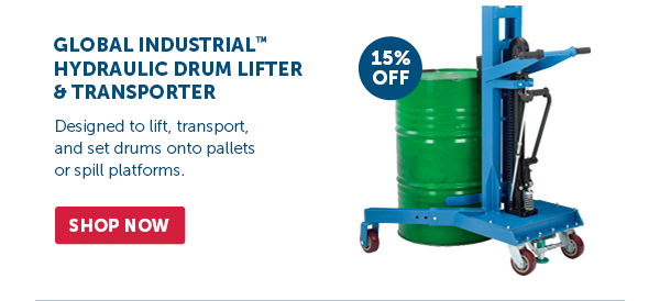 Pro_Cta_Global Industrial Hydraulic Drum Lifter & Transporter - Shop Now