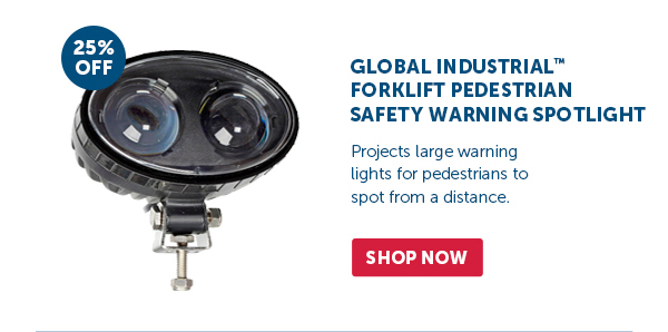 Pro_Cta_Global Industrial Forklift Pedestrian Safety Warning Spotlight - Shop Now