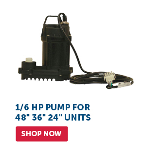 Pro_Cta_1/6 HP Pump For 48" 36" 24" Units - Shop Now