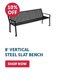 Pro_Cta_8' Vertical Steel Slat Bench - Shop Now