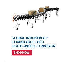 Pro_Cta_Global Industrial Expandable Steel Skate-Wheel Conveyor - Shop Now