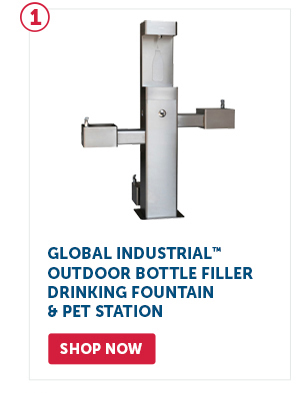 Pro_Cta_Global Industrial Outdoor Bottle Filler Drinking Fountain & Pet Station - Shop Now