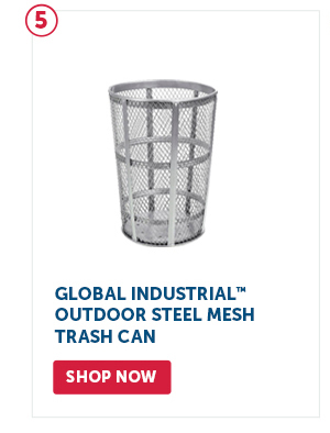 Pro_Cta_Global Industrial Outdoor Steel Mesh Trash Can - Shop Now