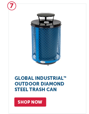 Pro_Cta_Global Industrial Outdoor Diamond Steel Trash Can - Shop Now