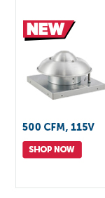 Pro_Cta_Roof Axial Exhaust Fan, 500 CFM - Shop Now