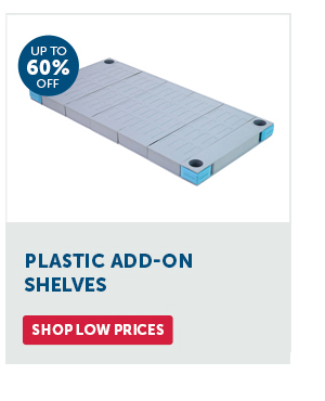 Pro_Cta_Plastic Add-on Shelves - Shop Low Prices