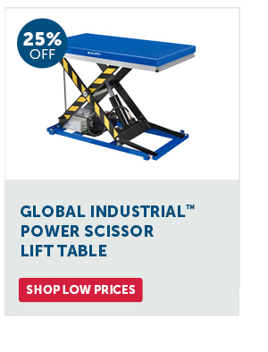 Pro_Cta_Global Industrial Power Scissor Lift Table - Shop Low Prices