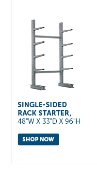 Pro_Cta_Single-Sided Rack Starter, 48"W x 33"D x 96"H - Shop Now