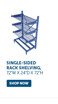 Pro_Cta_Single-Sided Rack Shelving, 72"W x 24"D x 72"H - Shop Now