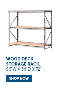 Pro_Cta_Wood Deck Storage Rack, 96"W x 36"D x 72"H - Shop Now